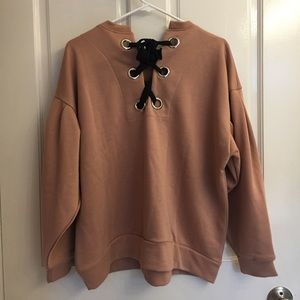 Pull & Bear Dusty Rose Sweatshirt